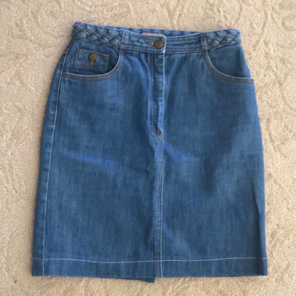 H&M Midi Denim Skirt